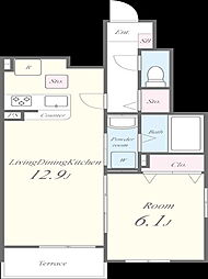 メゾン・デ・クール 1階