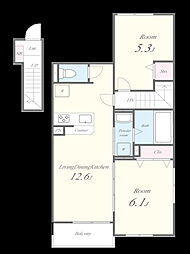 メゾン・デ・クール 2階