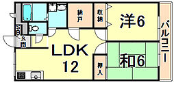 間取図画像 2SLDK