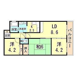 プレステージ明石土山2 3階