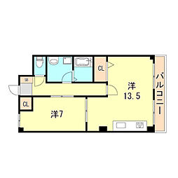 パレス大野 2階/20B