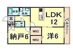 間取図画像 1SLDK