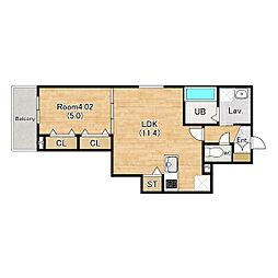 間取図画像 1LDK