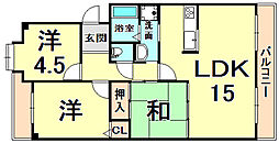 間取図画像 3LDK