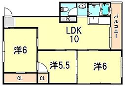 間取図画像 3LDK