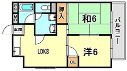 間取図画像 2DK