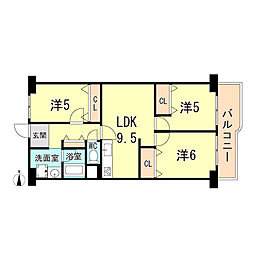 武庫川ニュースカイハイツ 6階/608