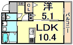 シャーメゾンガーデン東園田 1階
