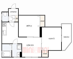 間取図画像 1SLDK