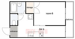間取図画像 1DK