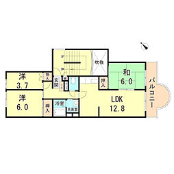 間取図画像 3LDK