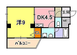 ダイコーパレス 1DKの間取図画像