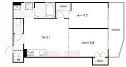 フォレストクリエオーレ中島通 2階