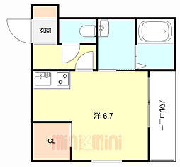 間取図画像 ワンルーム
