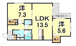 シャーメゾンＦ甲子園 3階/302