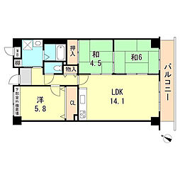 間取図画像 3LDK