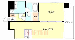 プレジオ御幣島 1LDKの間取図画像
