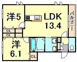 ステラハウス 2階/202