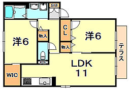 サンシャインヒルズB棟 2階
