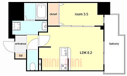 ディアレイシャス湊川公園 9階/901