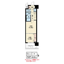 スプランディッドVIII 1LDKの間取図画像