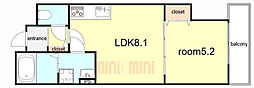 クリエオーレ福町II 3階