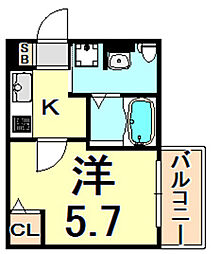 ユーヴェ常光寺 1階