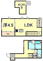 アマランスイタミ 1SLDKの間取図画像