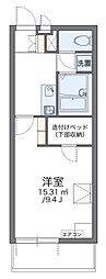 レオパレス加島サザンフェイス 1Kの間取図画像
