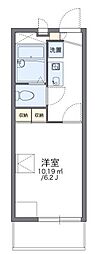 レオパレスカワキタ 1Kの間取図画像