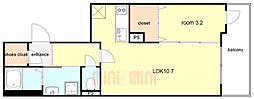 Louis Apartment 武庫川 1階/103