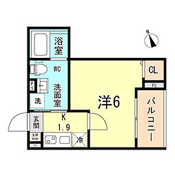 ＣＲＡＳＴＩＮＥ中在家町Ａ 1階
