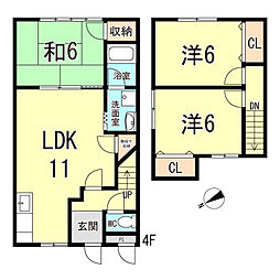 フライブルク瑞穂 3LDKの間取図画像