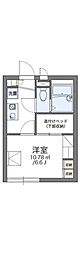 レオパレス杭瀬北新町1 1Kの間取図画像