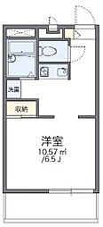 レオパレスSuccess ワンルームの間取図画像