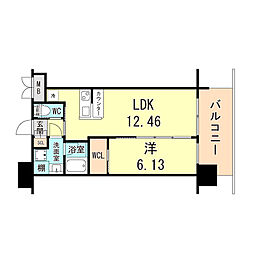 プレジオ御幣島ASIAN 1LDKの間取図画像