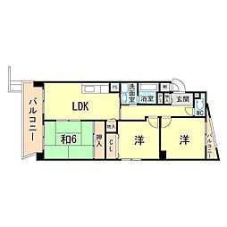 エスポワール 3LKの間取図画像