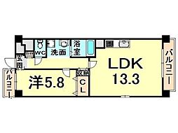 クレスト園田 6階/607