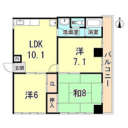 アルファマンション 2階/204