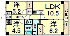 物件の間取り