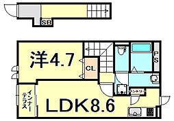 プランドール武庫 2階/207