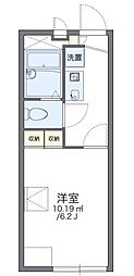 レオパレスインペリアルパレス1 1Kの間取図画像