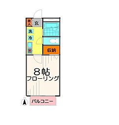 間取図画像 1K