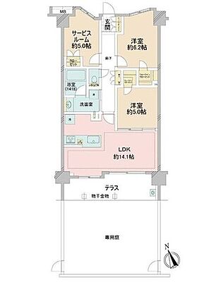 間取り センチュリー蕨 1階/-