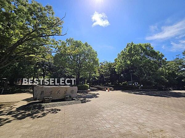 蕨市民公園 1230m