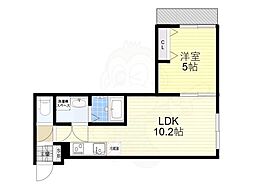 セレニティ加美南A棟 1LDKの間取図画像