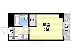メゾン・ド・ソヌリー ワンルームの間取図画像