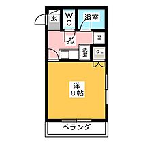 ＨＫマンション北沢　西棟  ｜ 愛知県名古屋市天白区福池２丁目（賃貸マンション1K・2階・24.32㎡） その2