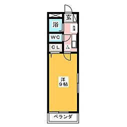 間取図画像 1K