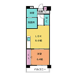 間取図画像 1LDK